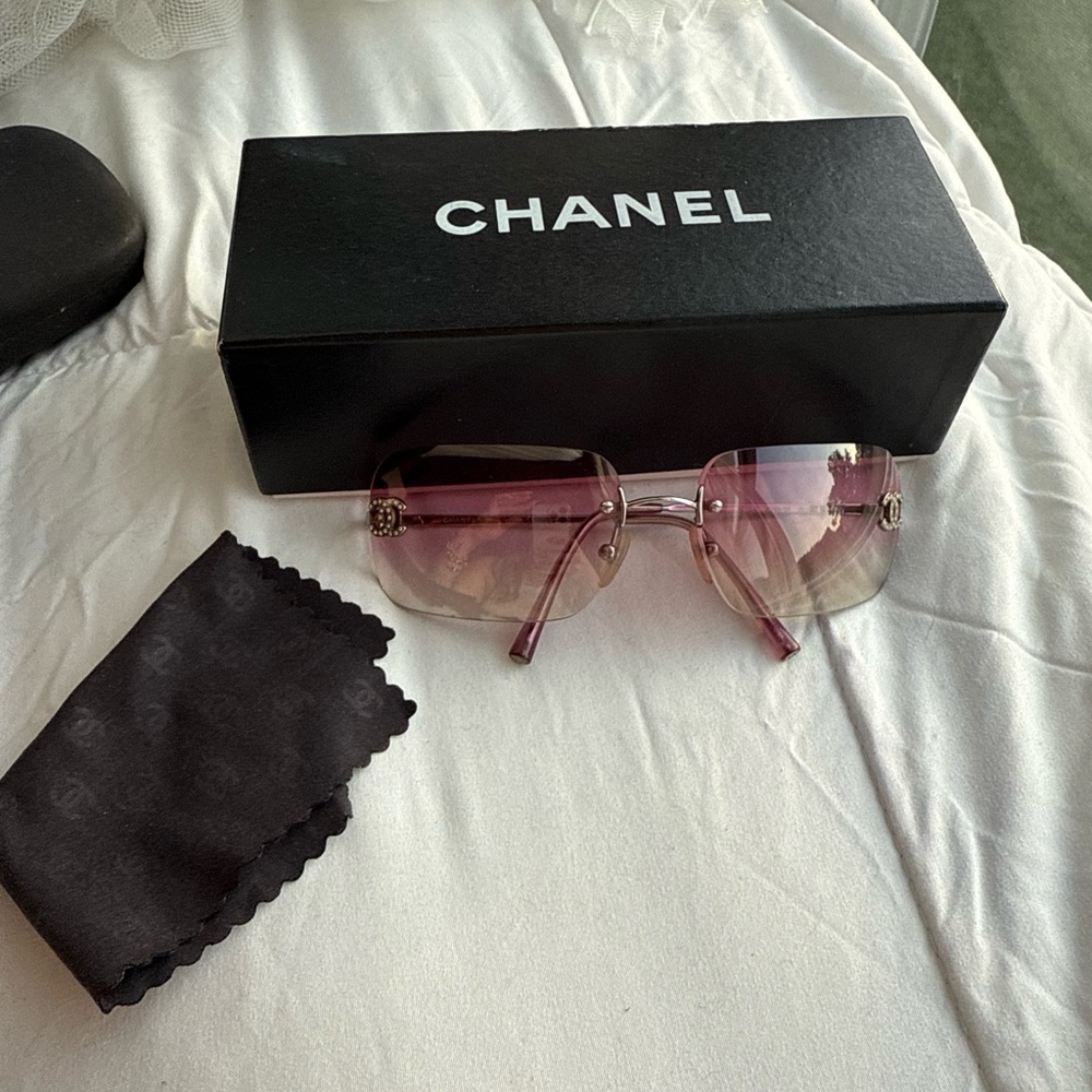Chanel Pink Sunglasses with Iconic Style